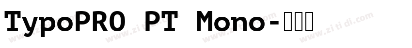 TypoPRO PT Mono字体转换